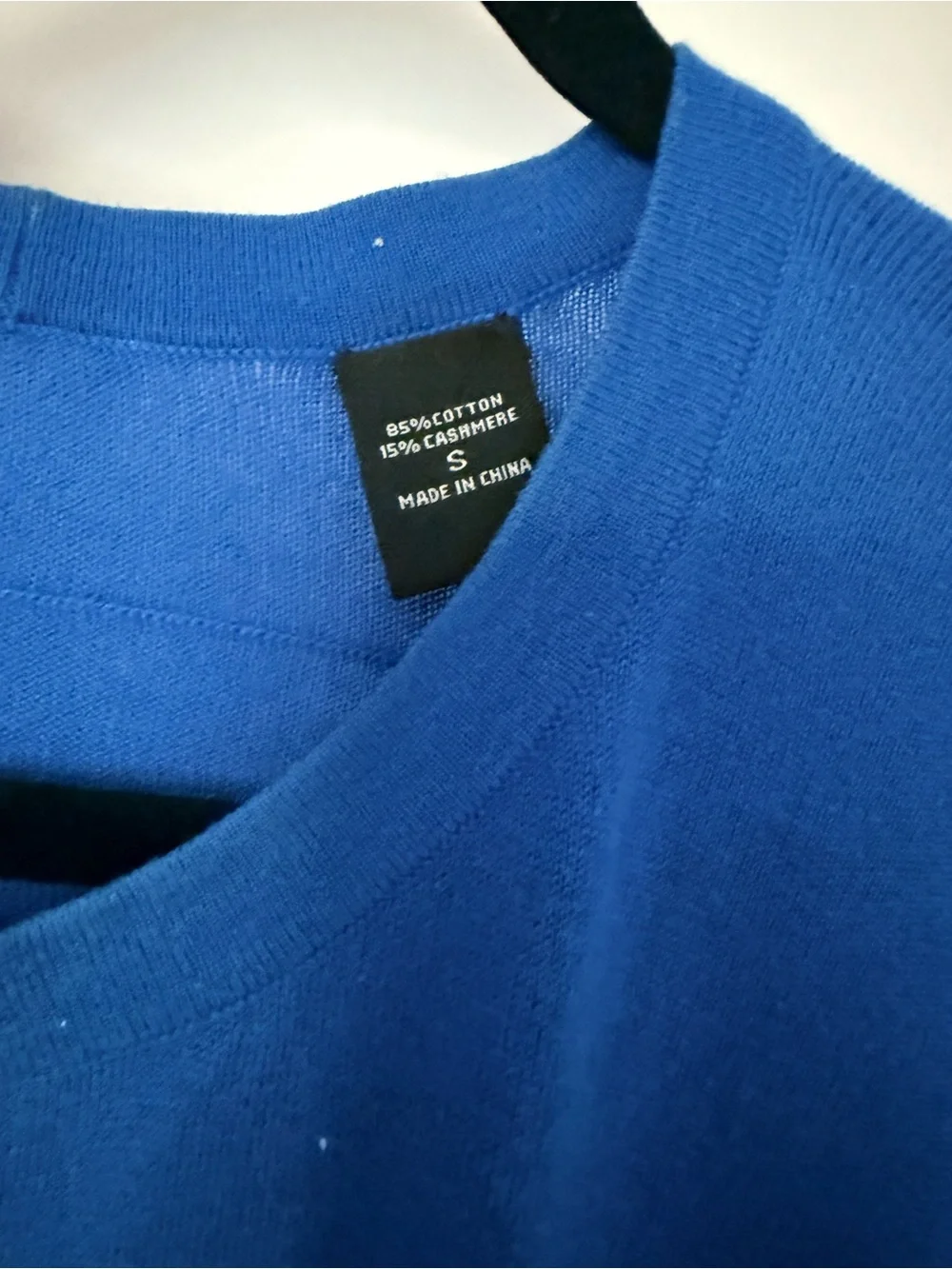 Victoria's Secret Blue Cashmere Blend Cozy Oversized Sweater Top Small S moda